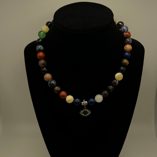 AMAZING CRYSTAL BEAD NECKLACE